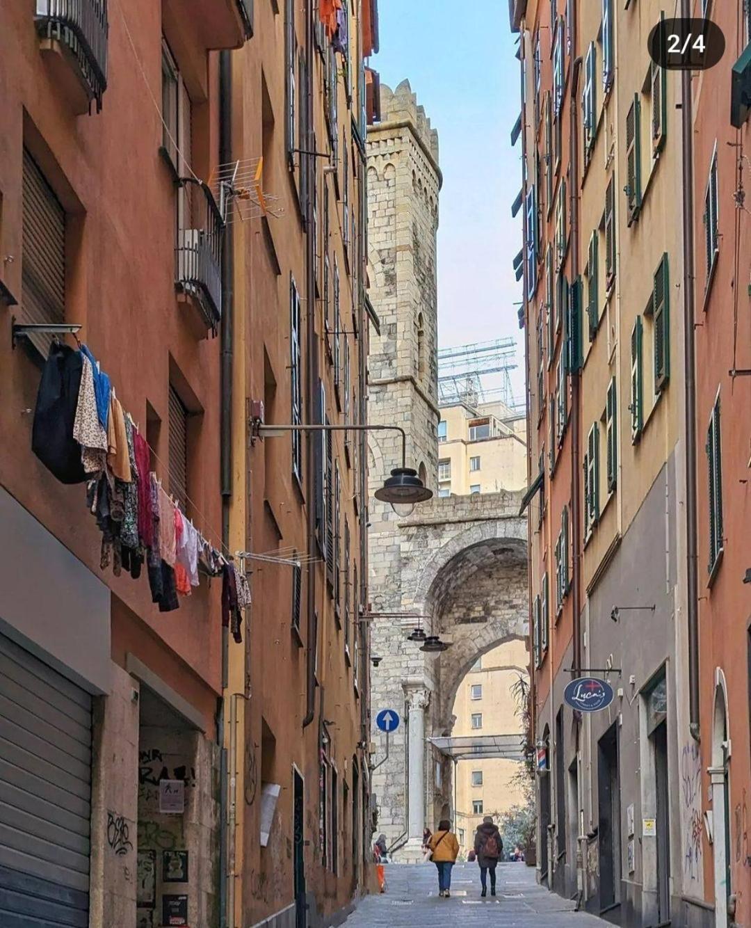 Ferienwohnung The First Porta Soprana Prione Genua Exterior foto